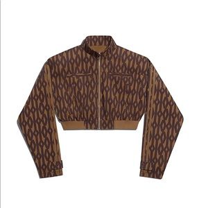 Ivy Park “Icy Park” Monogram Cropped Jacket